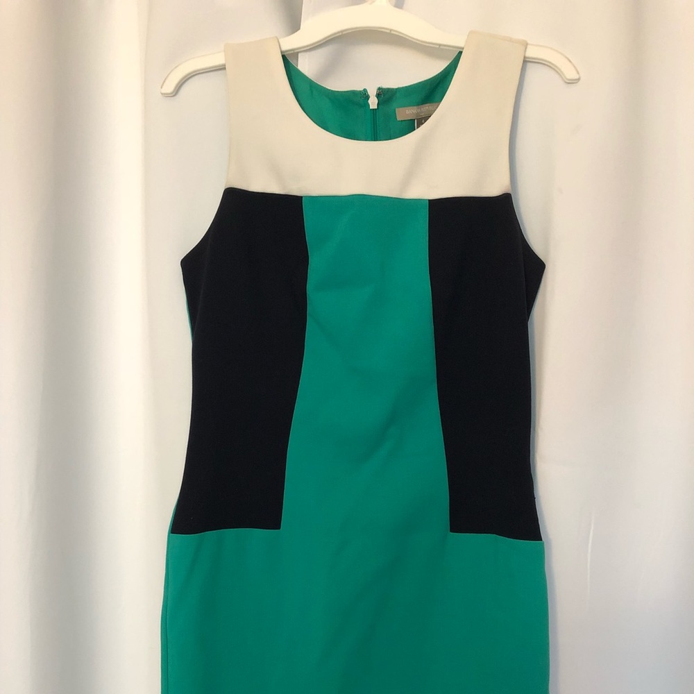 Banana Republic geometric dress.